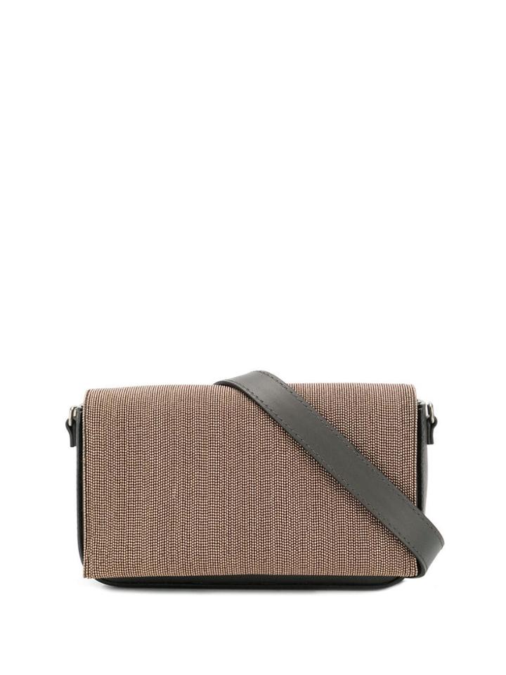 Brunello Cucinelli Bead Embroidered Belt Bag - Grey