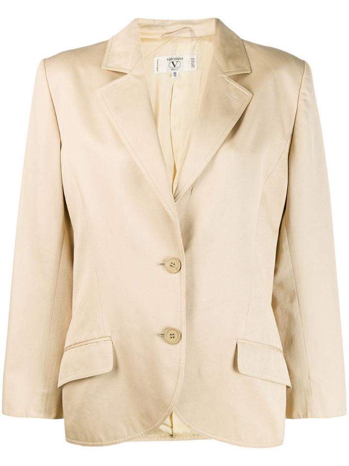 Valentino Pre-owned 1980's Classic Blazer - Neutrals