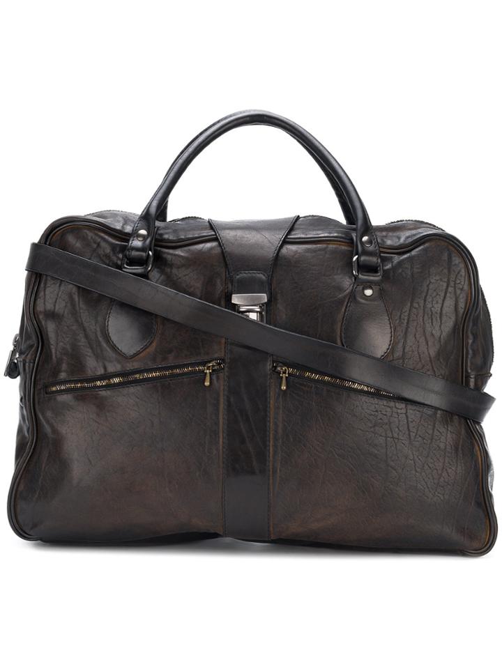 Numero 10 Vintage Effect Tote - Brown