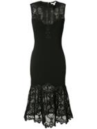 Jonathan Simkhai Fishtail Lace Dress - Black