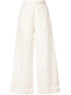 Sir. Cherié Wide Leg Trousers - White