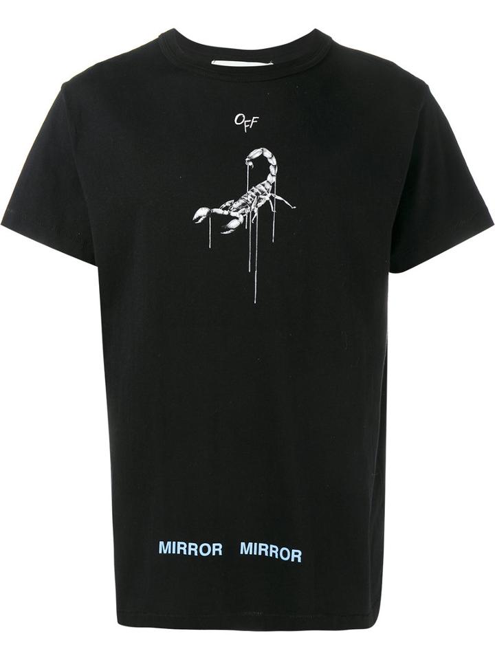 Off-white Othelo's Scorpion T-shirt, Men's, Size: Xxs, Black, Cotton