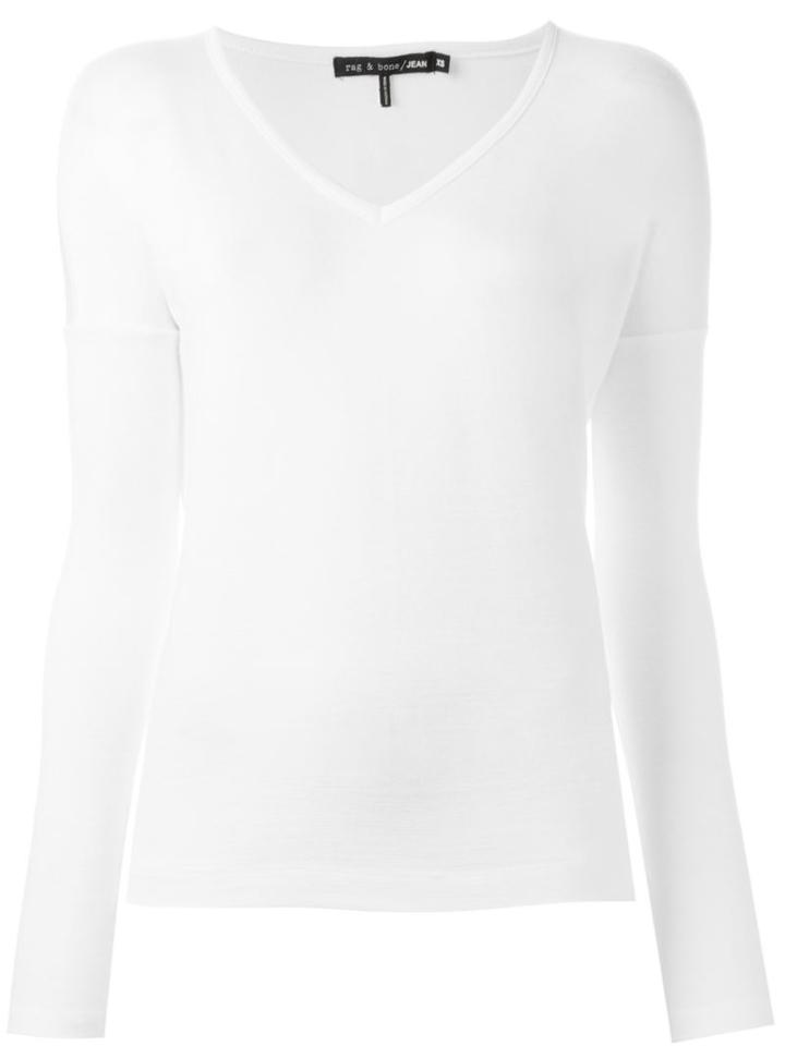 Rag & Bone /jean Long Sleeve V-neck Top