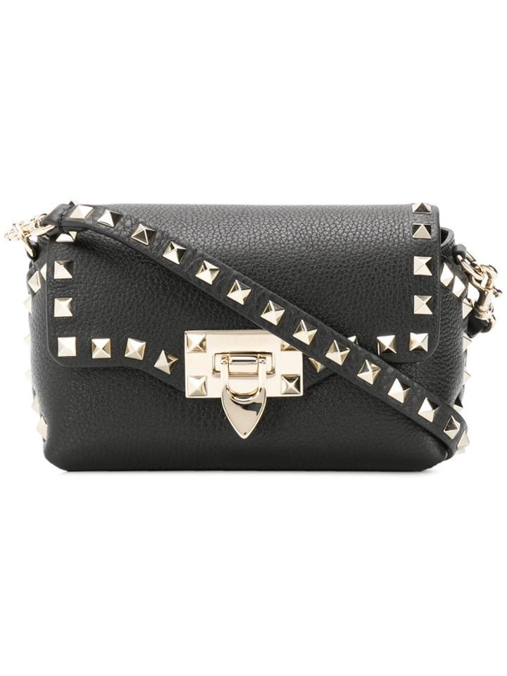 Valentino Rockstud Shoulder Mini Bag - Black
