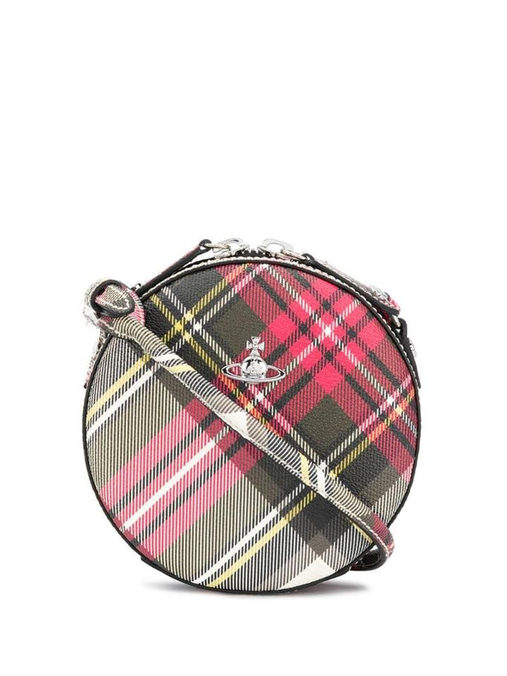 Vivienne Westwood Checked Shoulder Bag - Pink