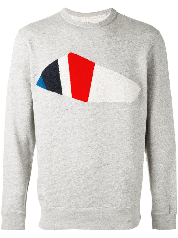 Bellerose - Towel Patch Sweatshirt - Men - Cotton - S, Grey, Cotton