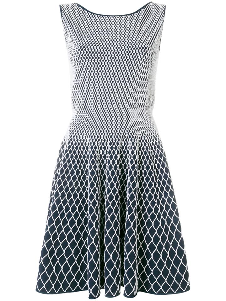 Antonino Valenti Two-tone Fitted Dress - Blue