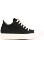 Rick Owens Drkshdw Contrast Lace Up Trainers - Black