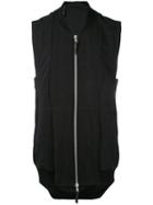 11 By Boris Bidjan Saberi - Padded Vest - Men - Cotton/elastodiene/polyamide - S, Black, Cotton/elastodiene/polyamide