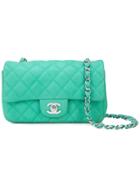 Chanel Vintage Mini Square Flap Bag - Green