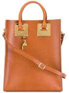 Sophie Hulme 'albion' Tote Bag, Women's, Brown, Calf Leather