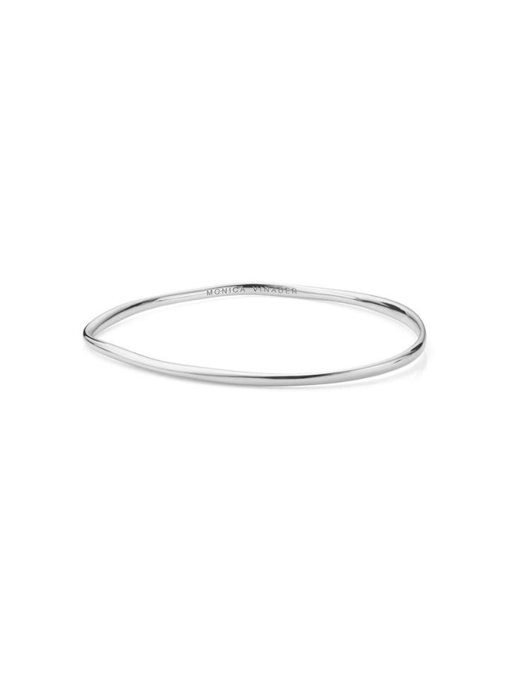 Monica Vinader Nura Reef Sterling Silver Bangle