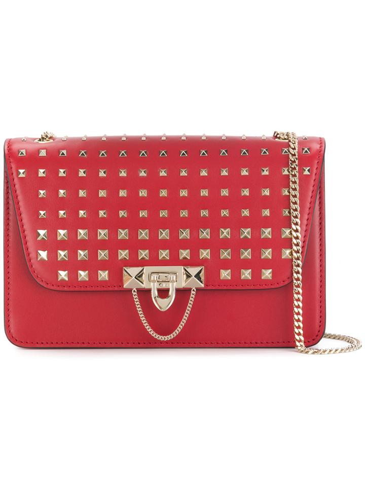 Valentino Small Valentino Garavani Demilune Crossbody Bag - Red