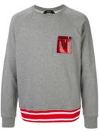 No21 Pocket Detail Sweatshirt - Grey