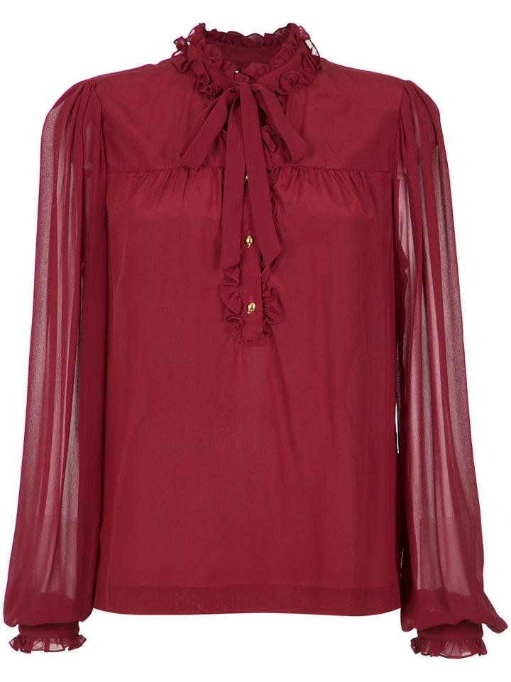 Isolda - Silk Blouse - Women - Silk - 42, Red, Silk