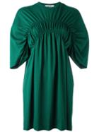Msgm Smoldered Detail Dress, Women's, Size: 38, Green, Cotton