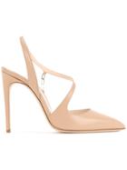Olgana Asymmetric Pumps - Nude & Neutrals