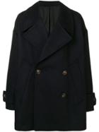 Ami Paris Oversize Peacoat - Blue