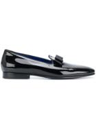 Leqarant Varnished Bow Loafers - Black