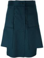 Vivienne Westwood Red Label Asymmetric Pleated Short Skirt
