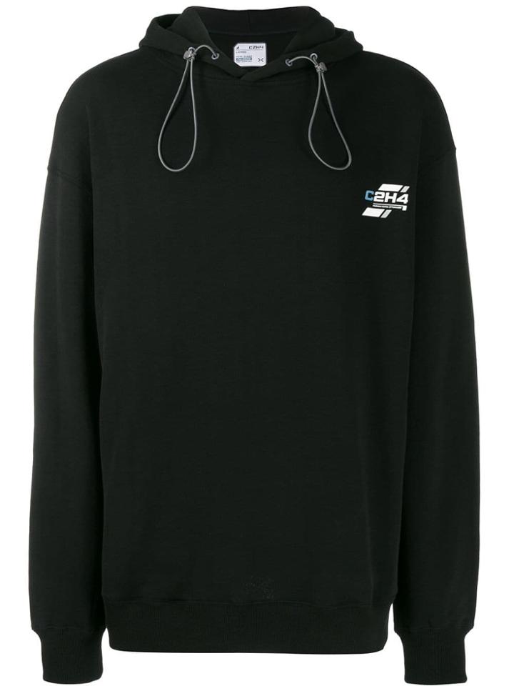 C2h4 Graphic Logo Hoodie - Black