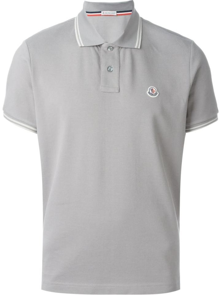 Moncler - Classic Polo Shirt - Men - Cotton - M, Grey, Cotton