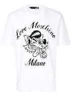Love Moschino Wolf Print T-shirt - White