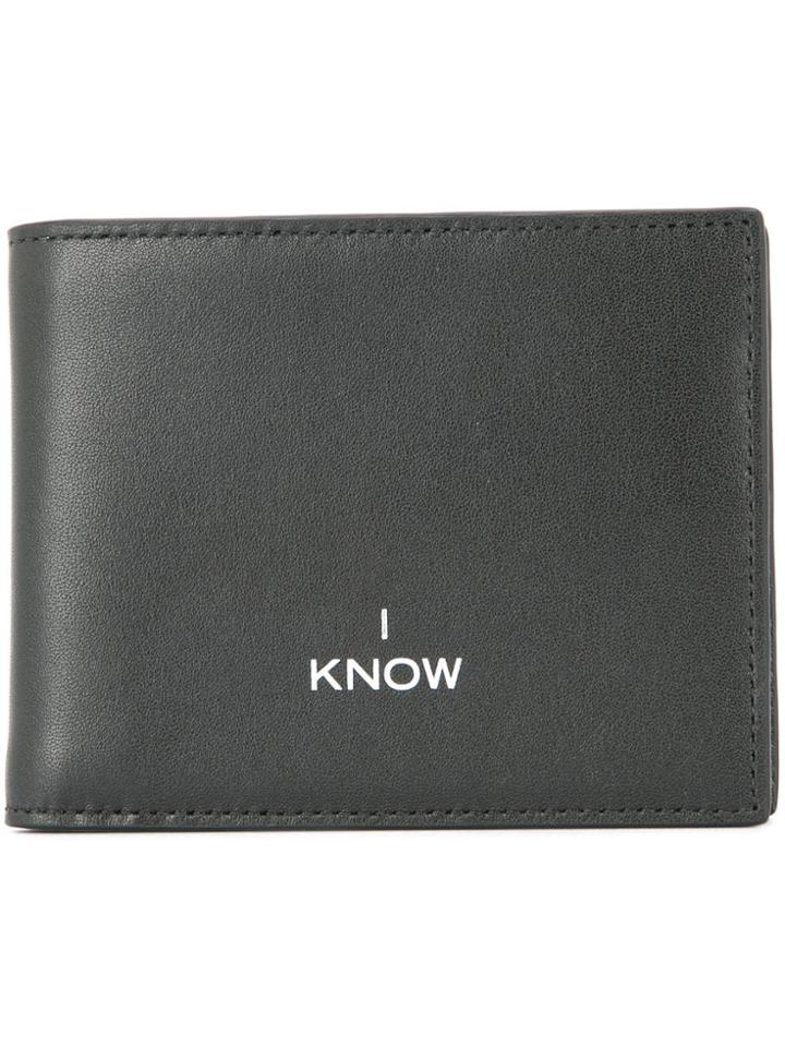 Ports V I Know Wallet - Black