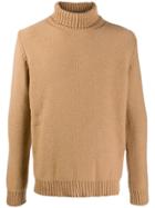 The Gigi Roll-neck Knitted Jumper - Neutrals