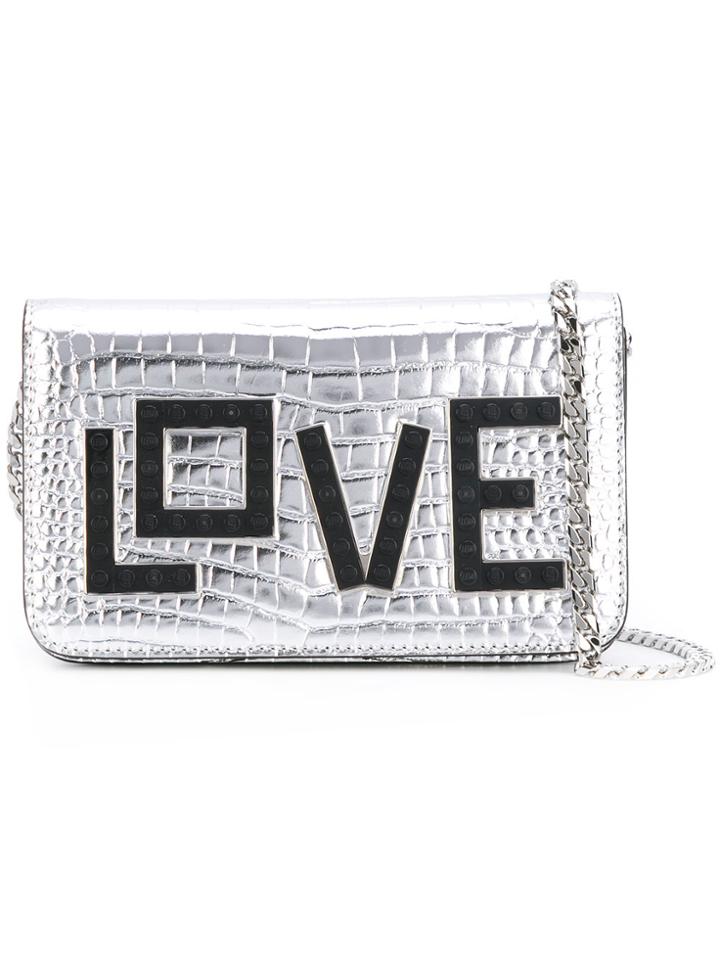 Les Petits Joueurs Love Crossbody Bag - Metallic