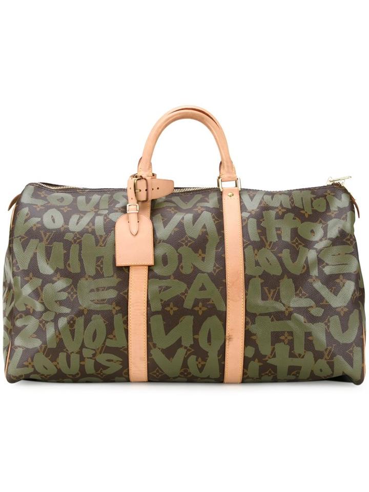 Louis Vuitton Vintage 'keepall 50' Graffiti Holdall