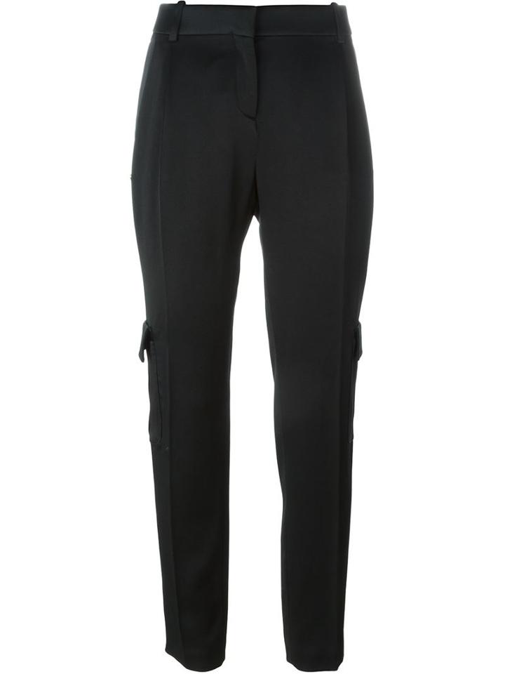 Fausto Puglisi Pocket Detail Pleated Tapered Trousers