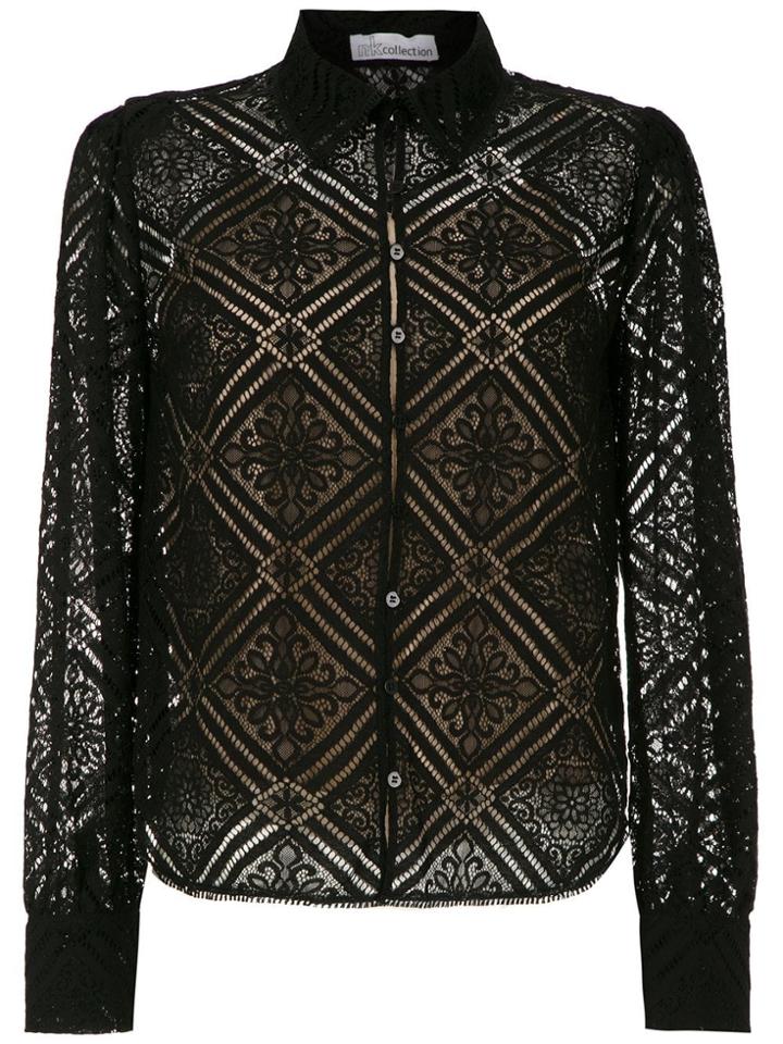 Nk Lace Shirt - Black