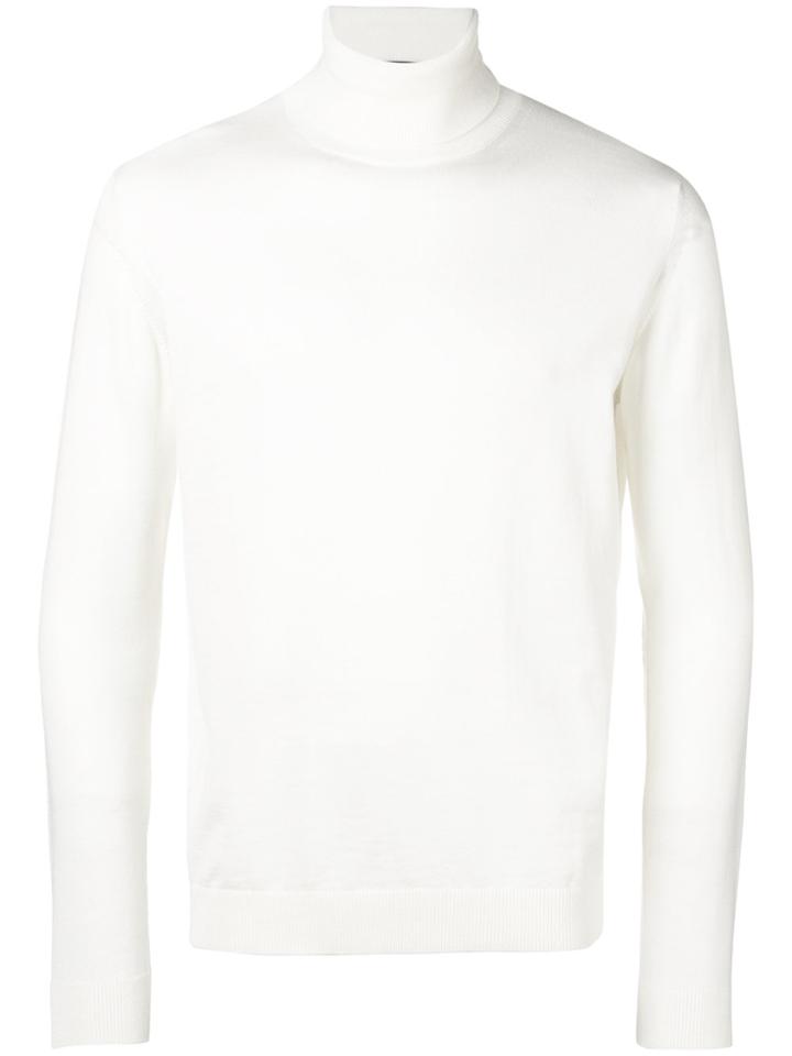 Roberto Collina Turtleneck Fitted Sweater - Nude & Neutrals