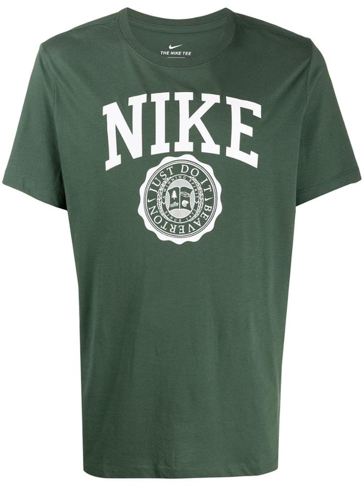 Nike Logo Print T-shirt - Green