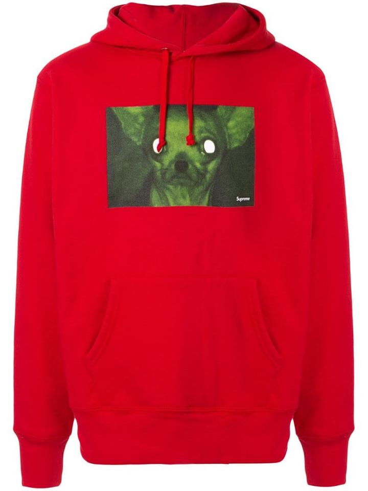 Supreme Chris Cunningham Chihuahua Hoodie - Red