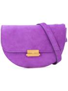 Wandler Foldover Top Belt Bag - Pink & Purple