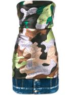 Dsquared2 Camouflage Print Mini Dress - Multicolour