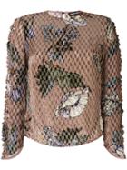 Markus Lupfer Floral Print Blouse - Neutrals