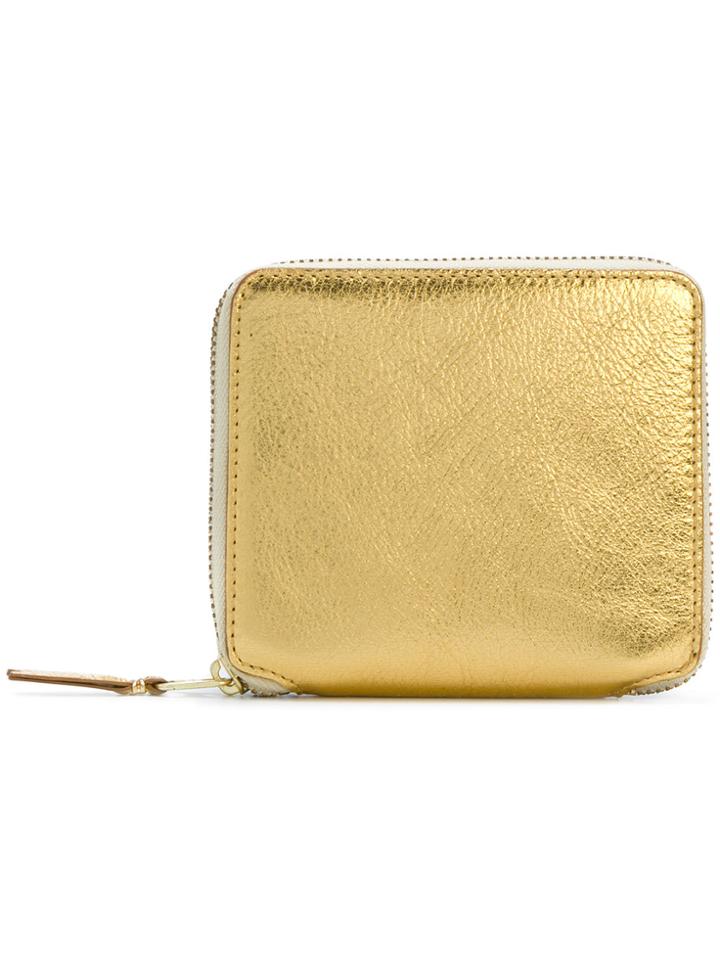 Comme Des Garçons Wallet All-around Zipped Purse - Metallic