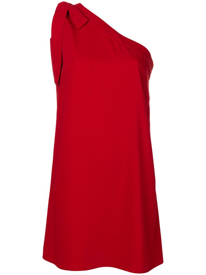 P.a.r.o.s.h. Pantery One Shoulder Mini Dress - Red