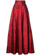 Bambah Jacquard Princess Skirt - Red