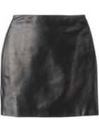 Roberto Cavalli Mini Leather Skirt