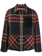 Mcq Alexander Mcqueen Check Print Shirt Jacket - Blue
