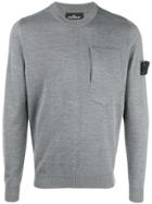 Stone Island Shadow Project Chest Pocket Sweater - Grey