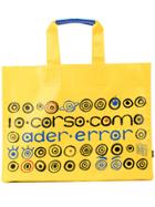 Ader Error Logo Print Tote - Yellow