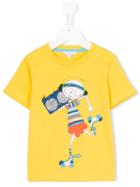 Little Marc Jacobs - Skater Boy T-shirt - Kids - Cotton - 10 Yrs, Yellow/orange