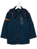 Vingino Panelled Hooded Jacket, Boy's, Size: 6 Yrs, Blue