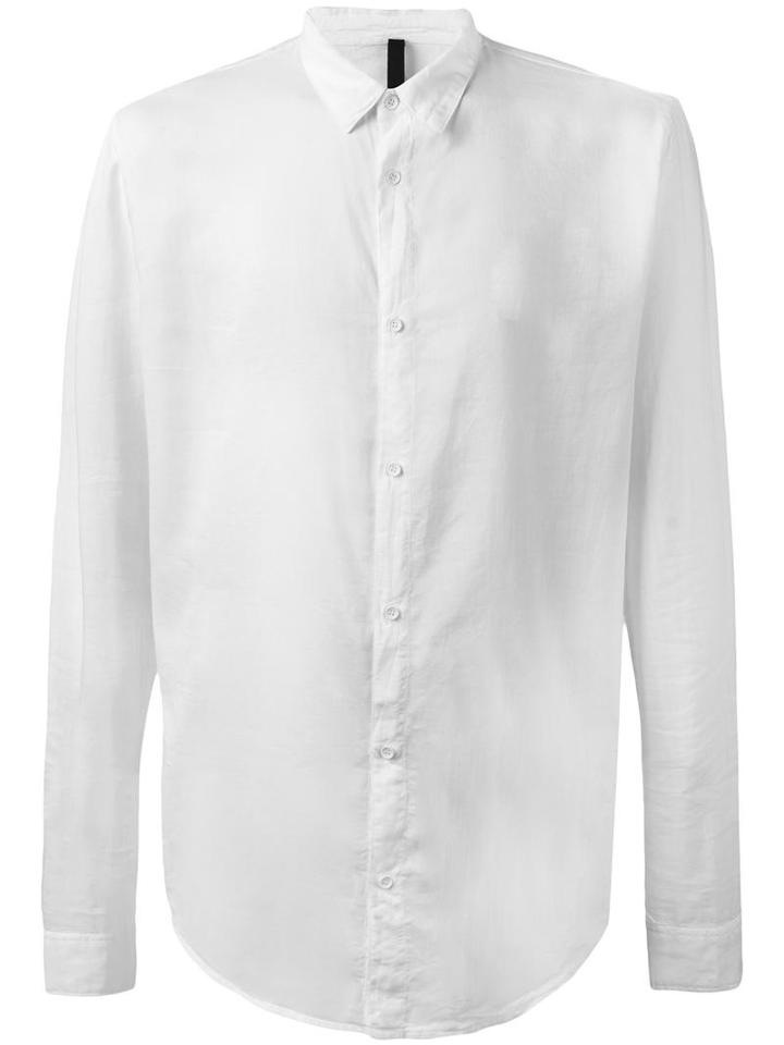 Poème Bohémien Plain Shirt, Men's, Size: 48, White, Cotton/modal