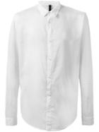 Poème Bohémien Plain Shirt, Men's, Size: 48, White, Cotton/modal